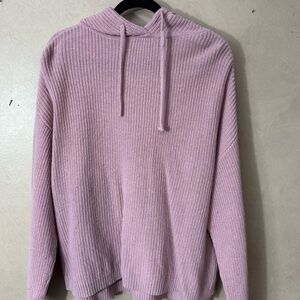 Toad&Co Soft Pink Hooded Sweater